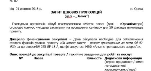 проведення семінару ГО Життя плюс